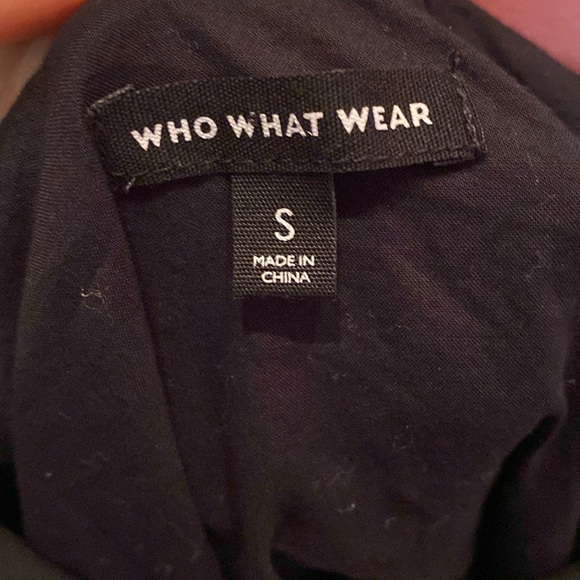 Who What Wear Black Oversized Maxi Dress - Picture 5 of 6